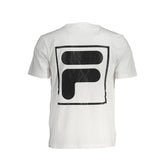 Fila White Cotton T-Shirt
